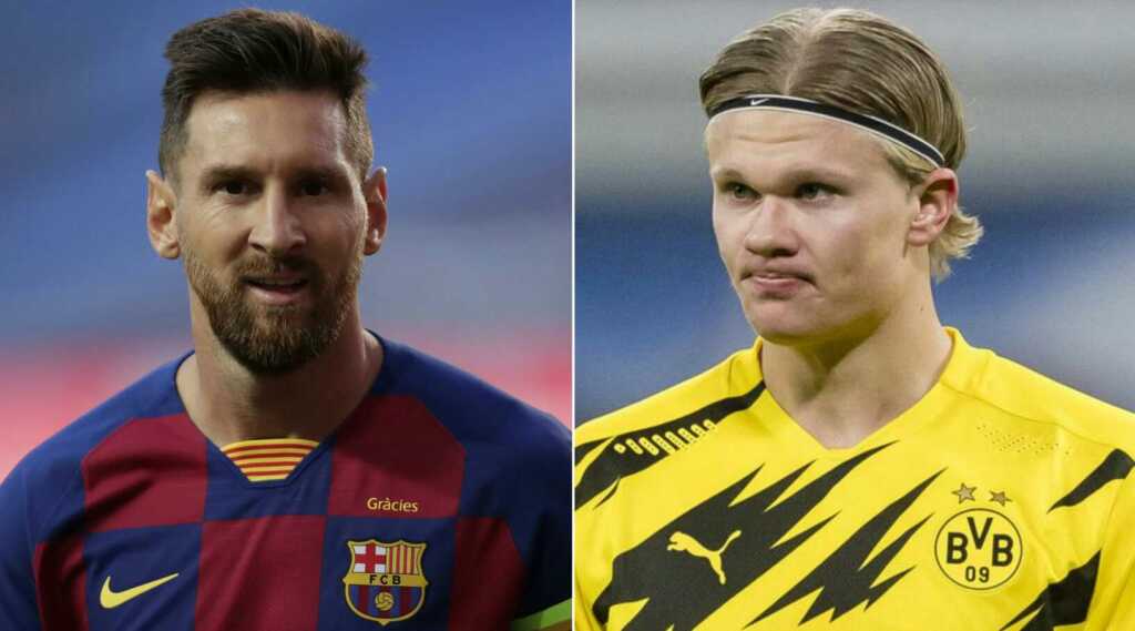 Lionel Messi and Haaland to Manchester City