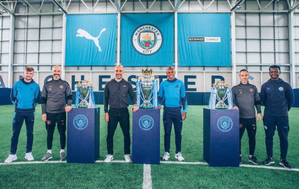 ‘Not surprised’, ‘Pep wants to bring his clone back’ – Man City fans react as Pep Guardiola moving to add ex U23 manager to backroom staff
