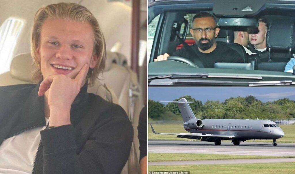 ‘Finally’, ‘Can’t wait’ – Man City fans react as Erling Haaland lands in a private jet at Manchester Airport ‘Finally’, ‘Can’t wait’ – Man City fans react as Erling Haaland lands in a private jet at Manchester Airport