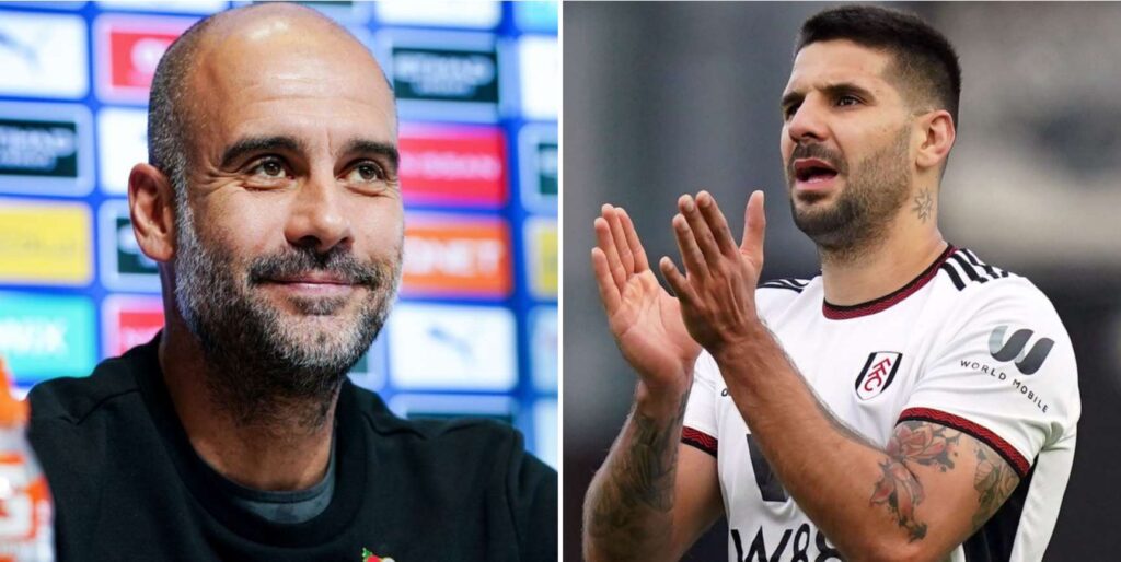 ‘You lose’ – Pep Guardiola sends Aleksandar Mitrovic message ahead of Erling Haaland meeting ‘You lose’ – Pep Guardiola sends Aleksandar Mitrovic message ahead of Erling Haaland meeting