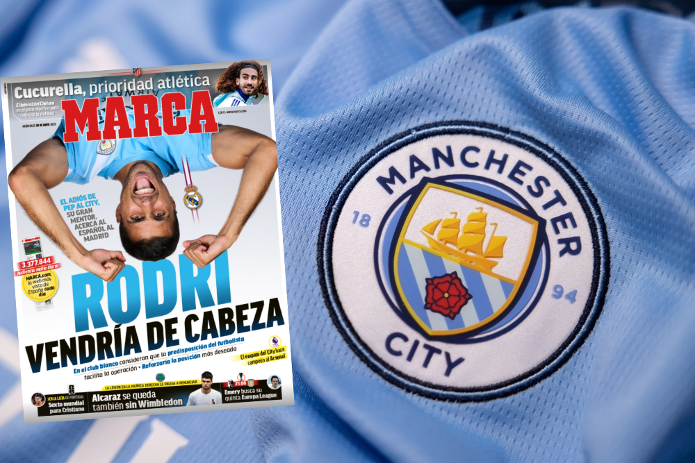 Rodri: Front page report on midfielder leaving Manchester City with Pep